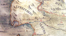 Carta topografica della Nurra (1742), in castigliano