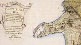 Carta geografica del territorio di Alghero delineato nei suoi confini dal privilegio reale concesso dal re Pietro di Aragona nel 1360. 1758 (Archivio di Stato di Torino)